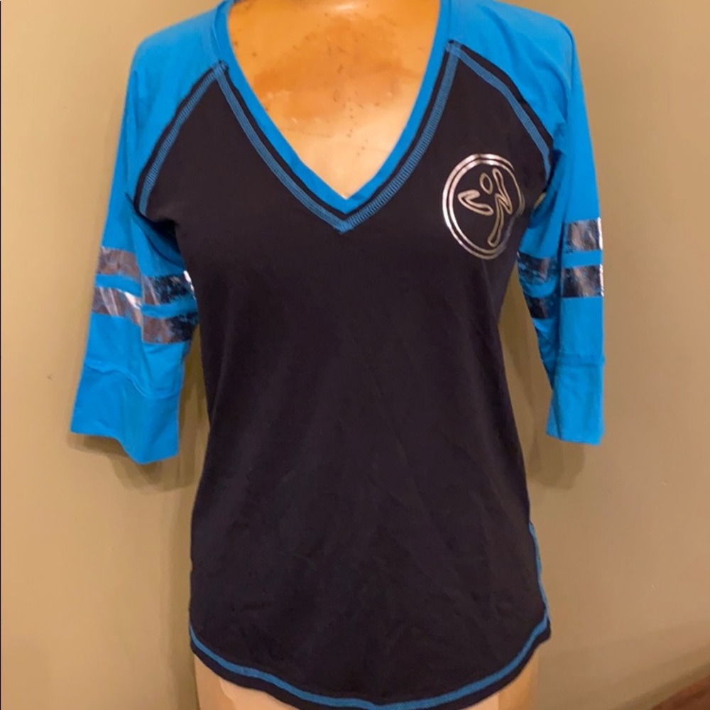 Baseball Tee Shirt Top Zumba dance